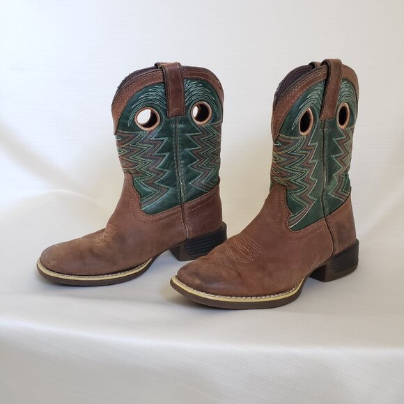 Durango® Lil Rebel Pro™ Youth Teal Western Boot Size 1 - Picture 14 of 14